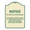 Signmission We Are Not Responsible for Loss of Personal Items or Valuables Left in Vehicles Due, TG-1824-22706 A-DES-TG-1824-22706 - alternate 1
